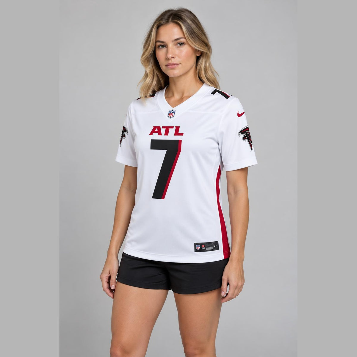 Robinson 7 Atlanta White Football Jersey - 4