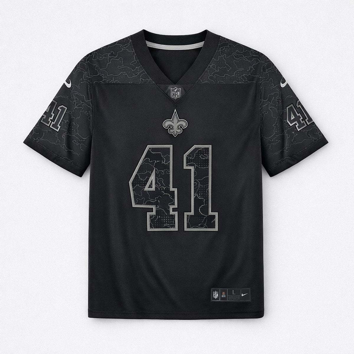 Kamara 41 Saints Football Jersey Black - 1