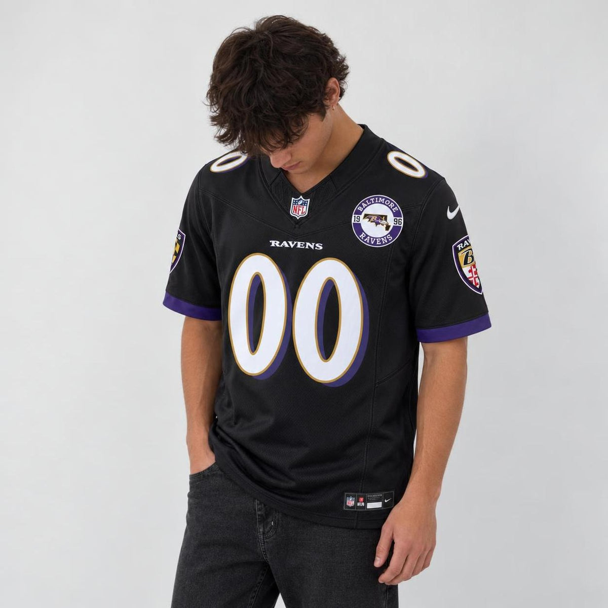 Baltimore 1996 Football Jersey - Custom Name and Number - 2