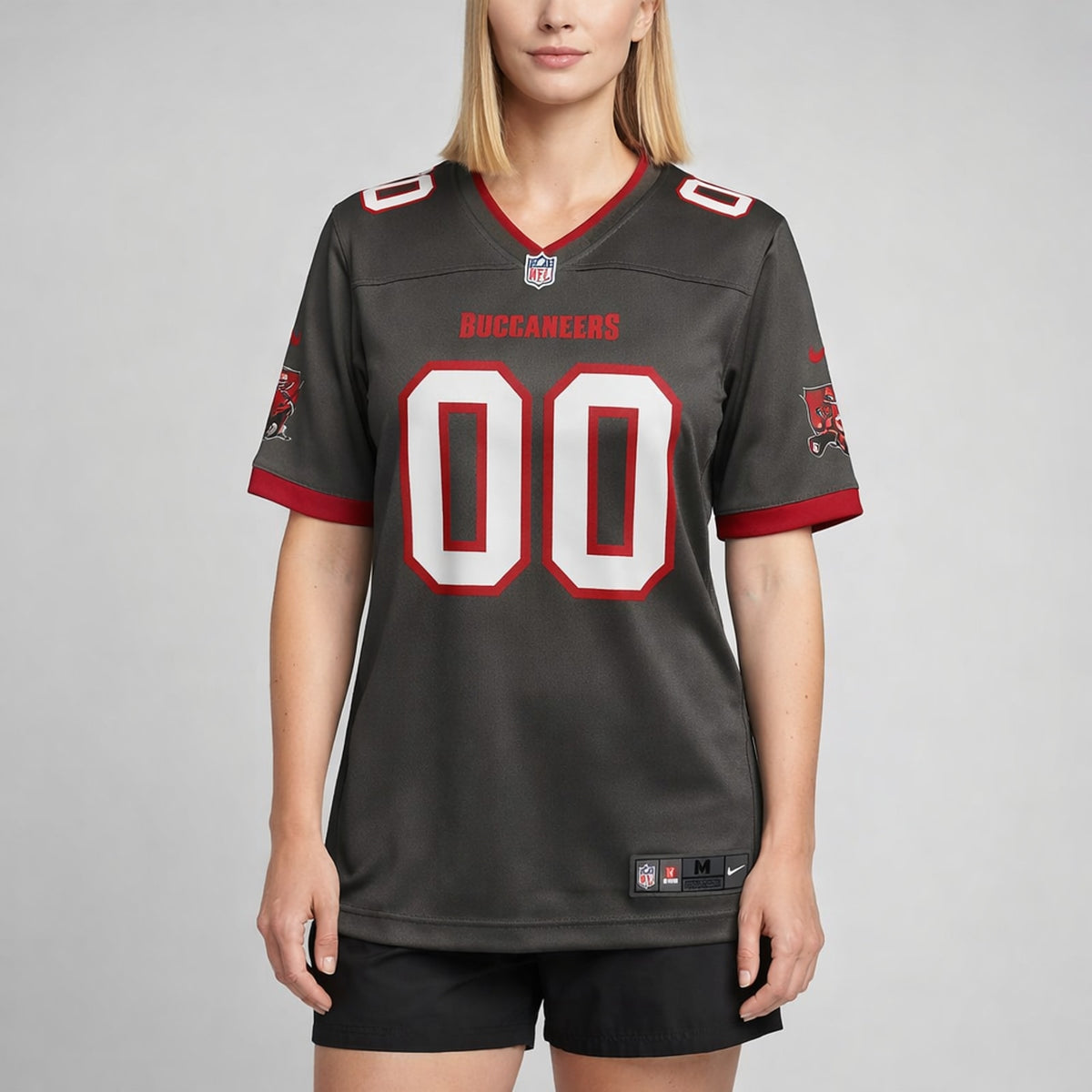 Pewter Tampa Bay Football Jersey – Custom Name and Number - 5