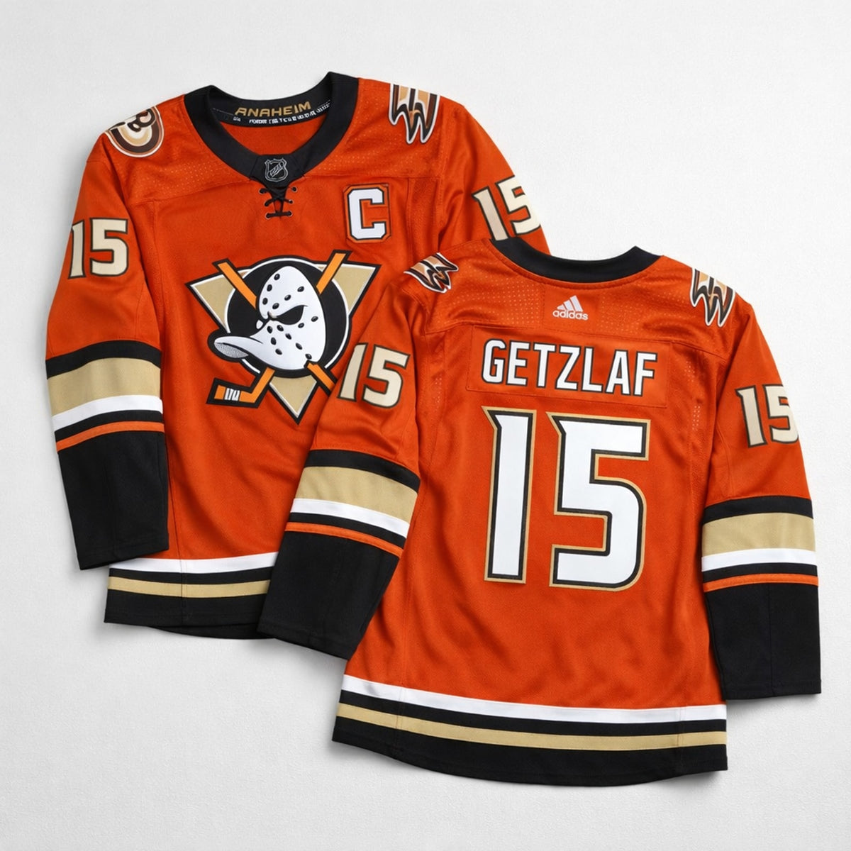 Getzlaf 15 Anaheim Ducks Hockey Jersey - 3