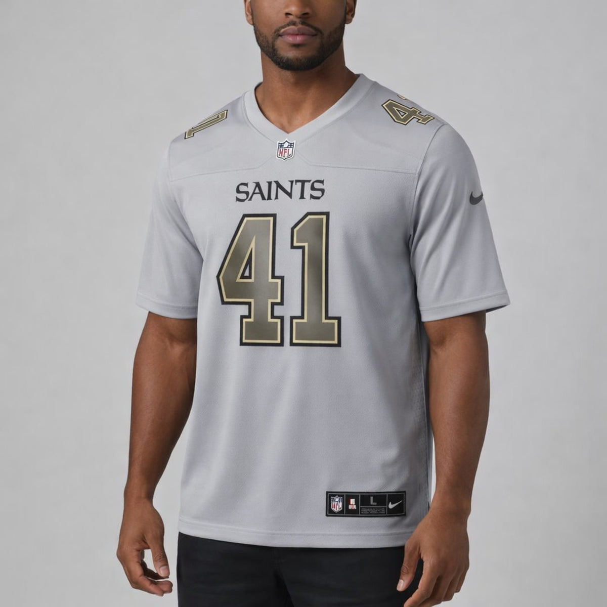 Kamara 41 Saints Football Jersey Gray - 4