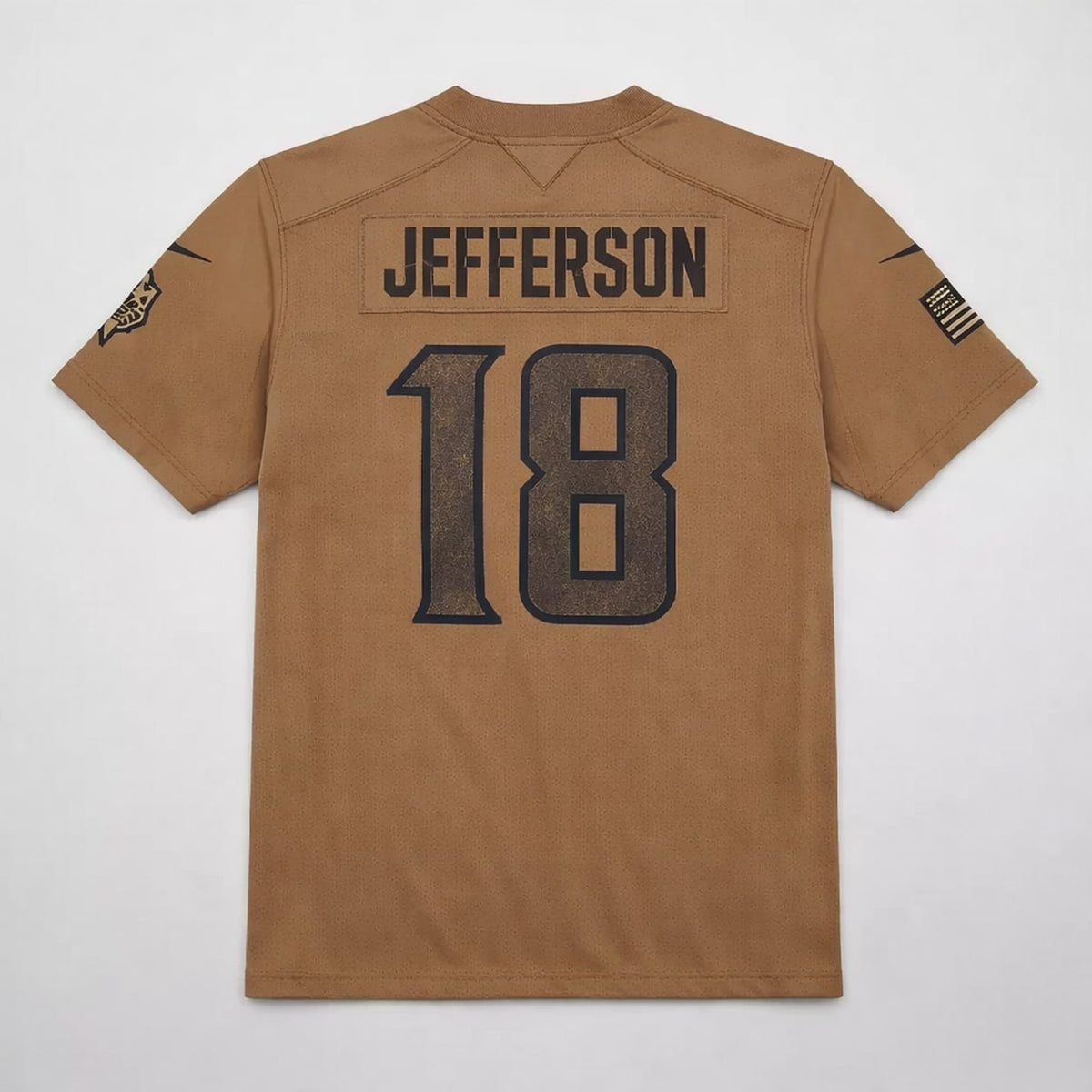 Jefferson 18 Vikings Salute To Service Football Jersey - 2
