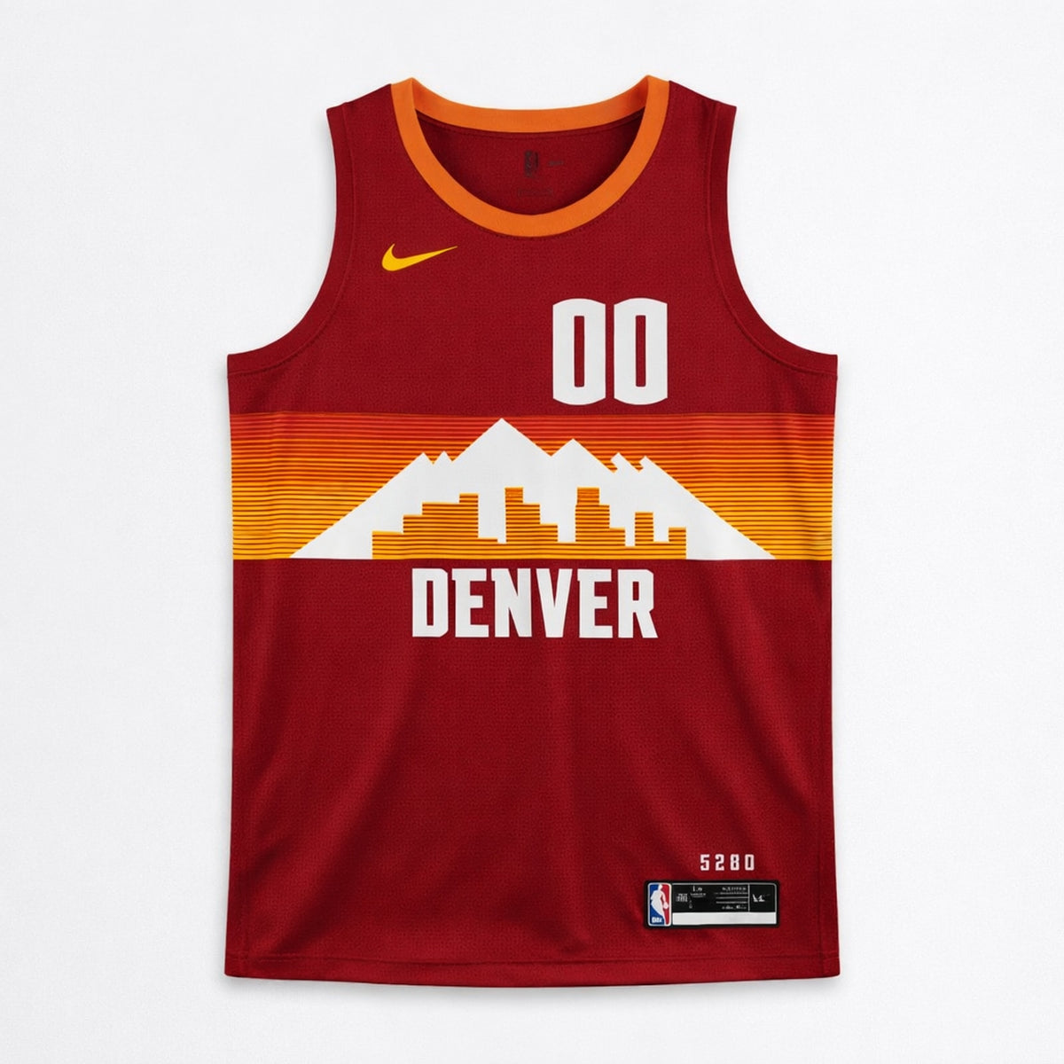 Denver 00 Custom Basketball Jersey - 1