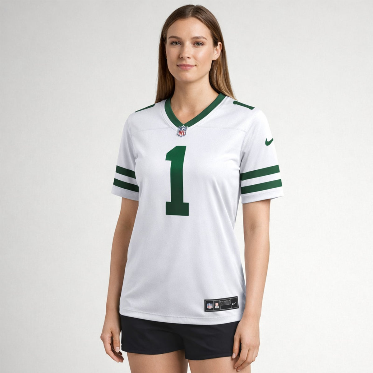 Gardner 1 White Football Jersey - 5