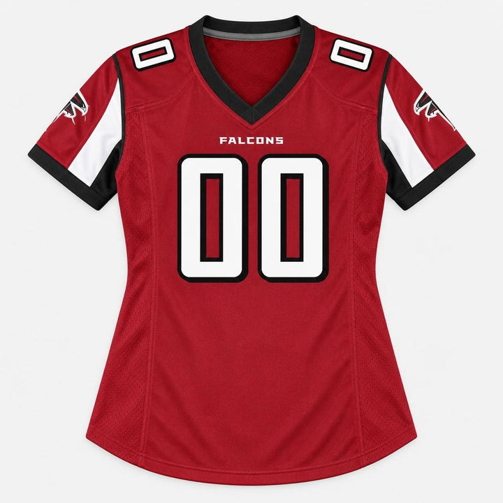 Red Atl Football Jersey - Custom Name and Number