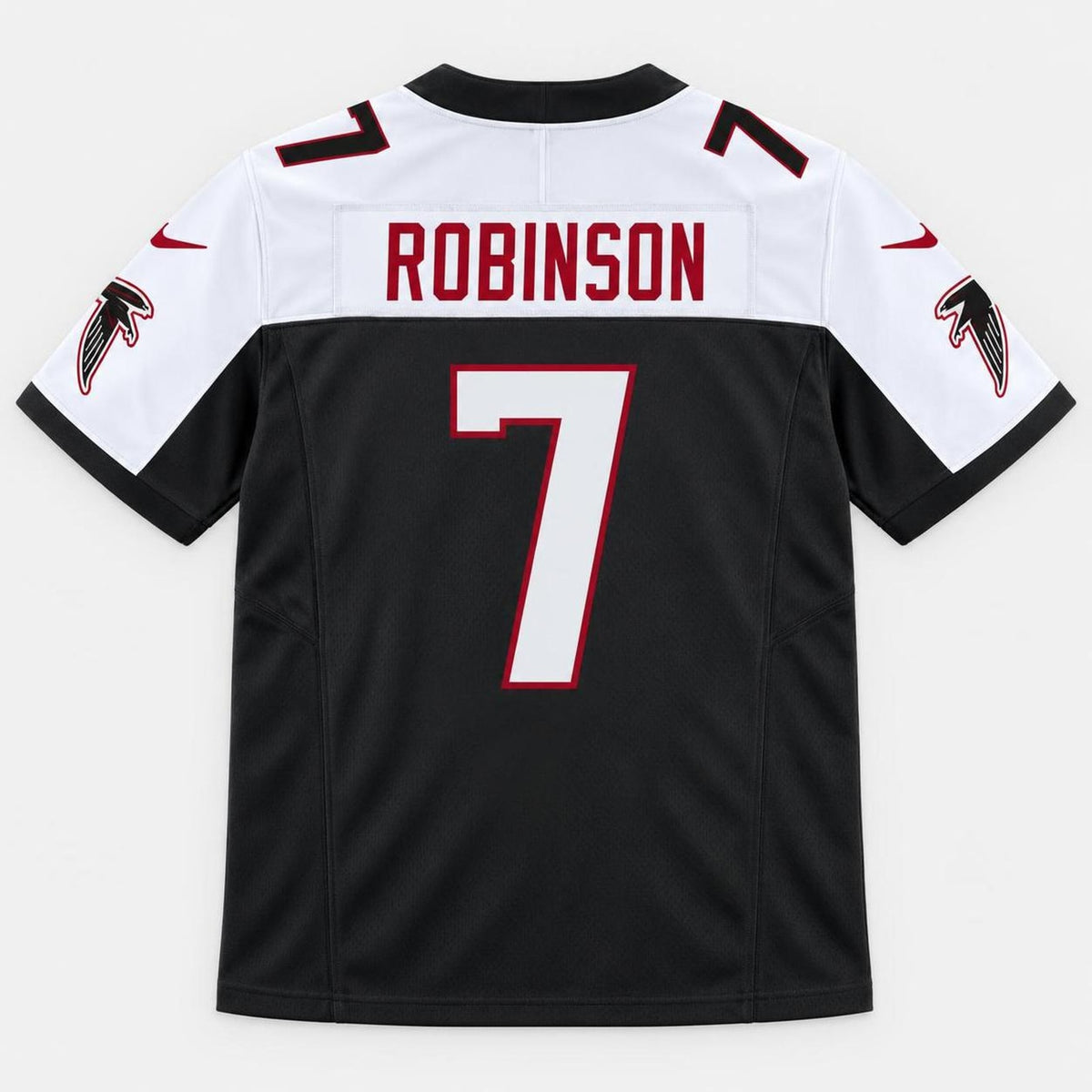 Robinson 7 Black And Red Football Jersey - 9