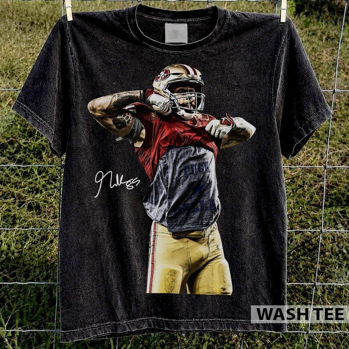 Nick Bosa San Francisco 49ers Vintage Football Graphic T-Shirt