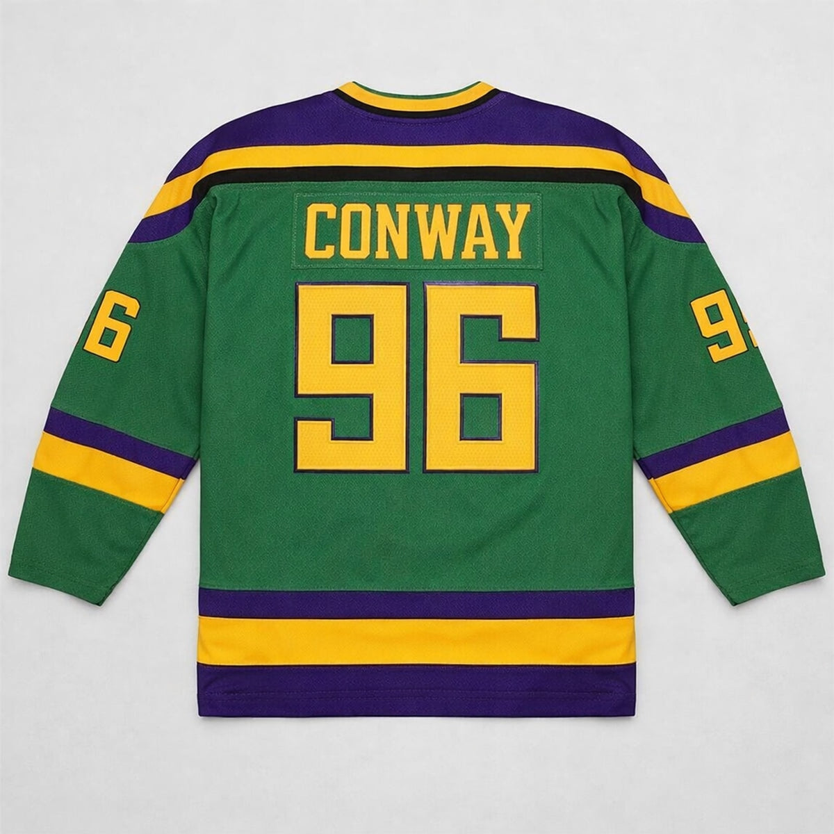 Conway 96 Ducks Hockey Jersey Green - 2