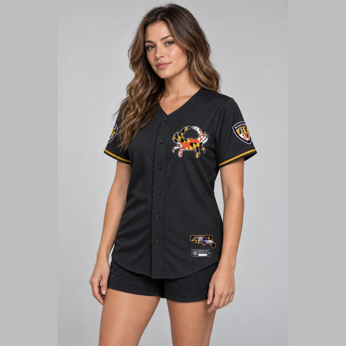 Bird Crest Baseball Jersey - Custom Name and Number - 8
