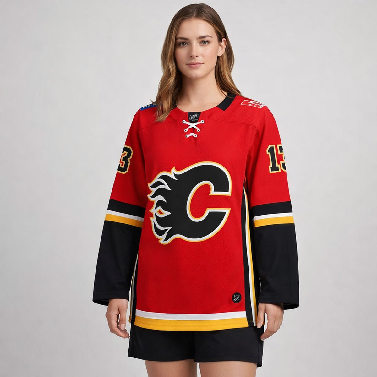 Gaudreau 13 Flames Hockey Jersey - 5
