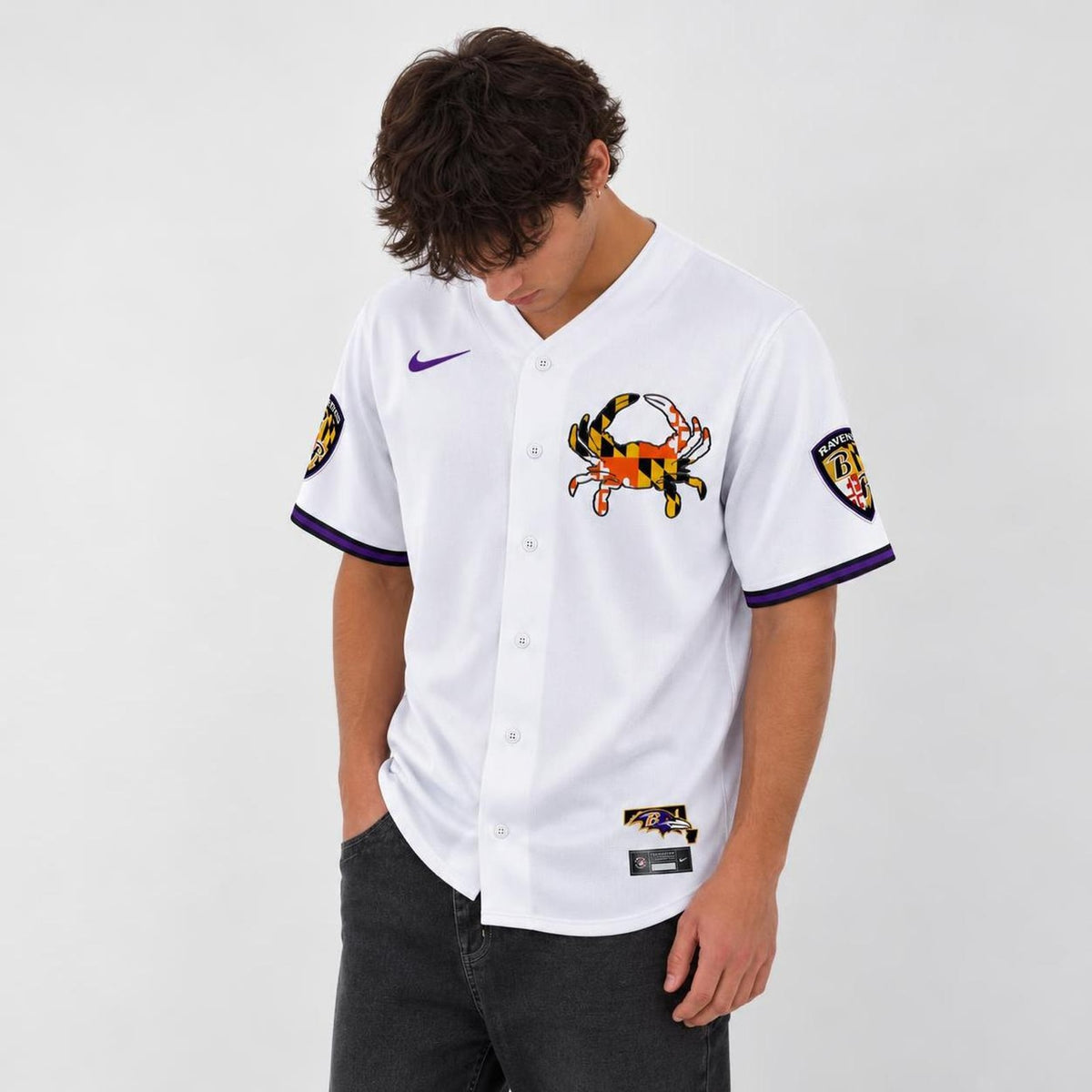 Bird Crest Baseball Jersey - Custom Name and Number - 6