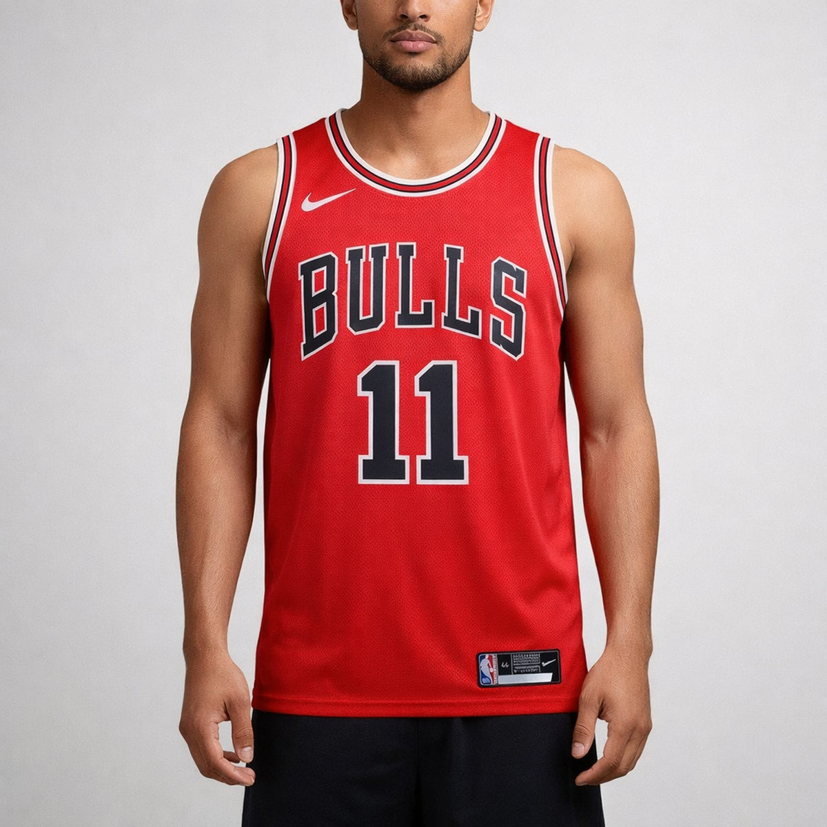 DeRozan 11 Bulls Basketball Jersey Red - 4