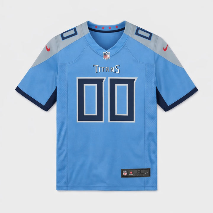 Light Blue Football Jersey – Custom Name and Number