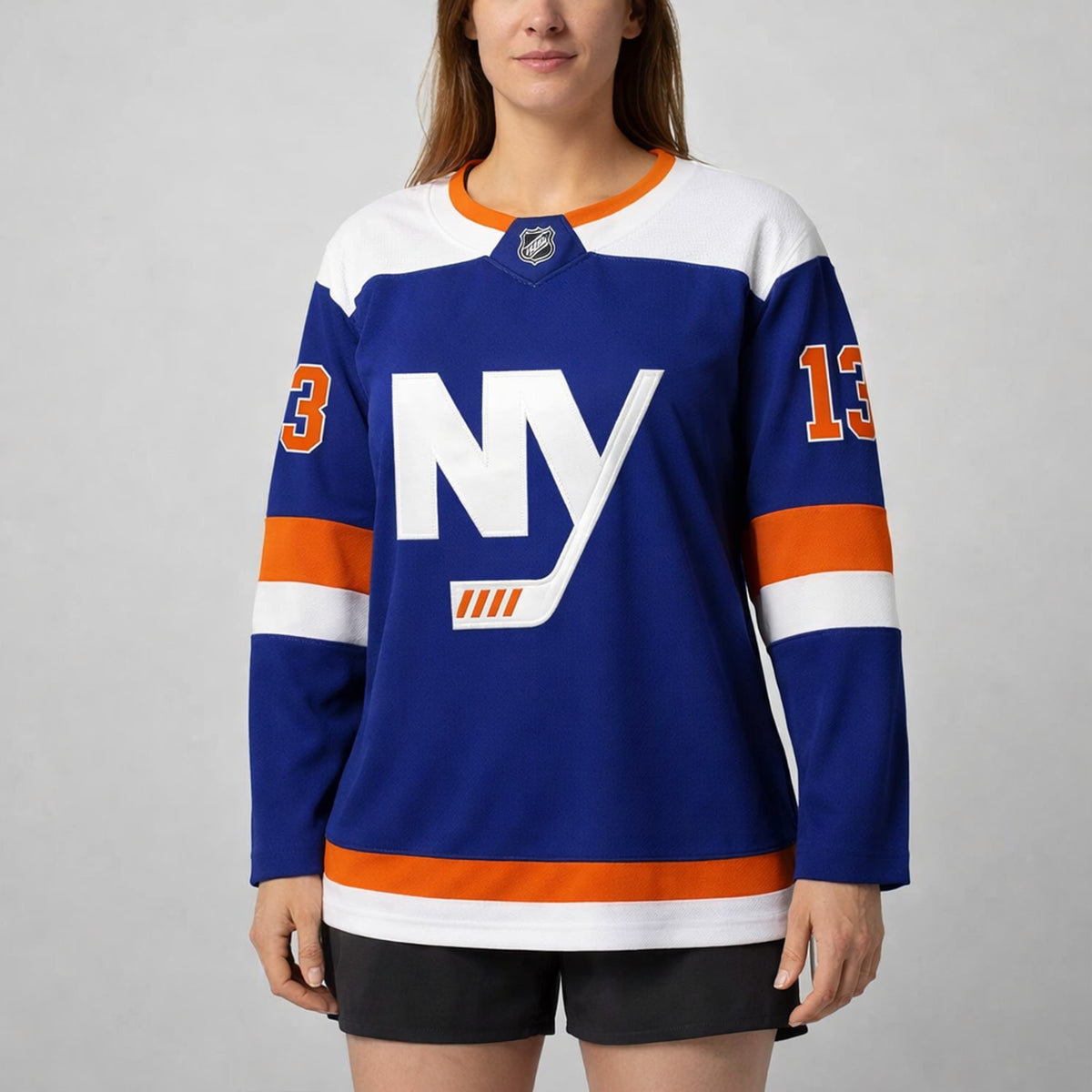 Barzal 13 New York Islanders Blue Hockey Jersey - 5