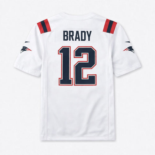 Brady 12 Patriots Football Jersey - 2