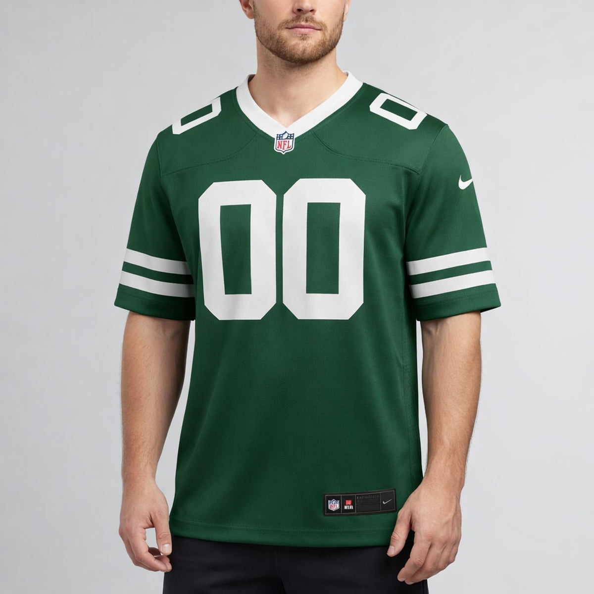 Green Varsity Football Jersey – Custom Name and Number - 4