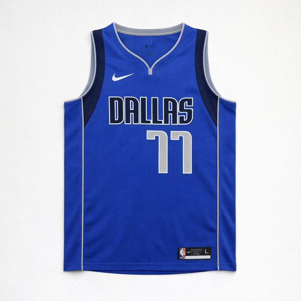 Doncic 77 Dallas Blue Basketball Jersey - 1