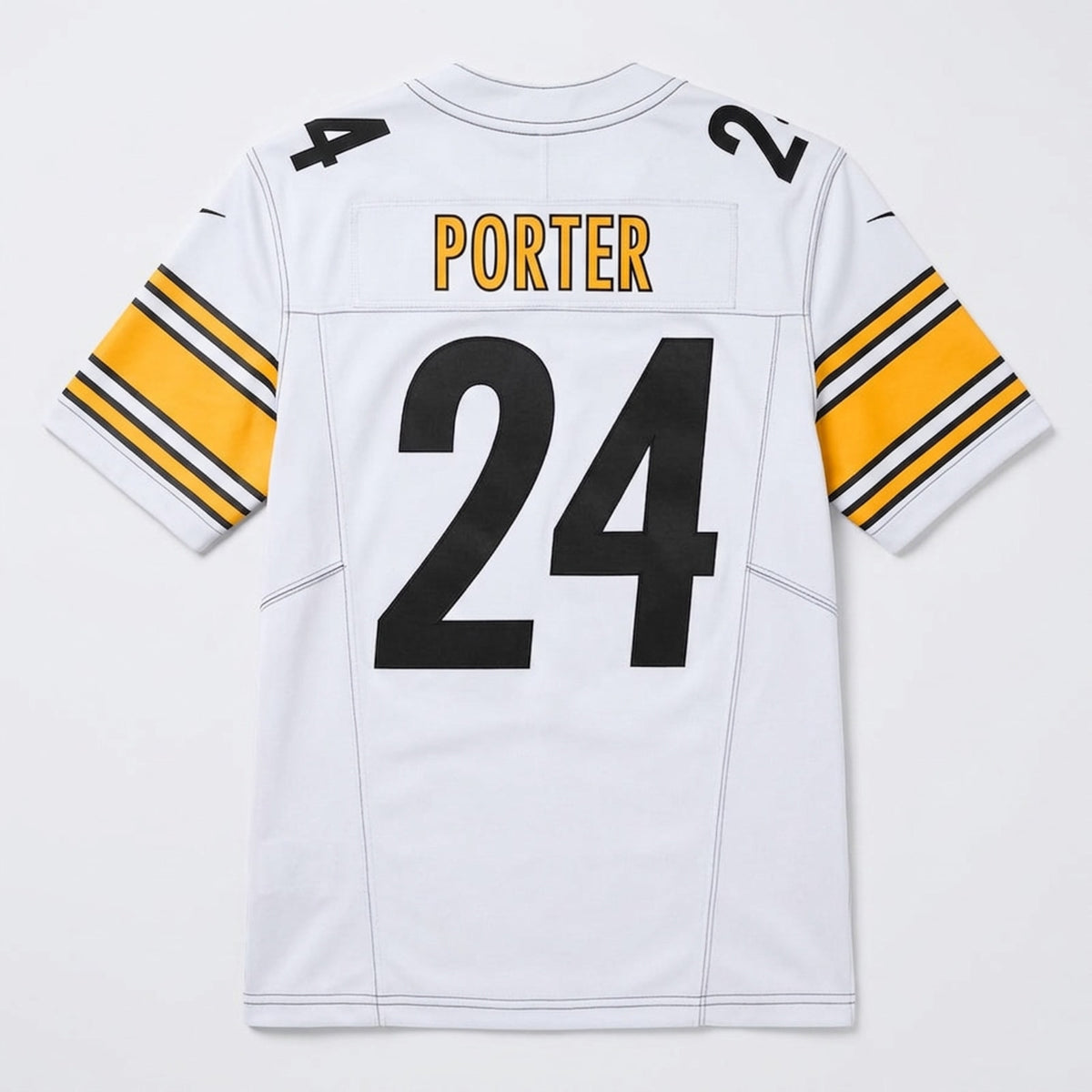 Porter 24 Pittsburgh Football Jersey White - 2