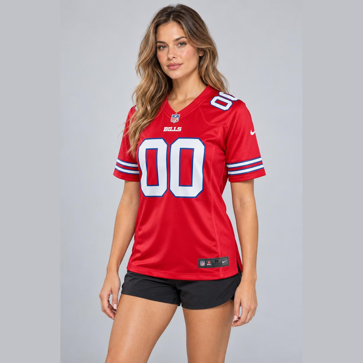 Red Buffalo Football Jersey - Custom Name and Number - 5