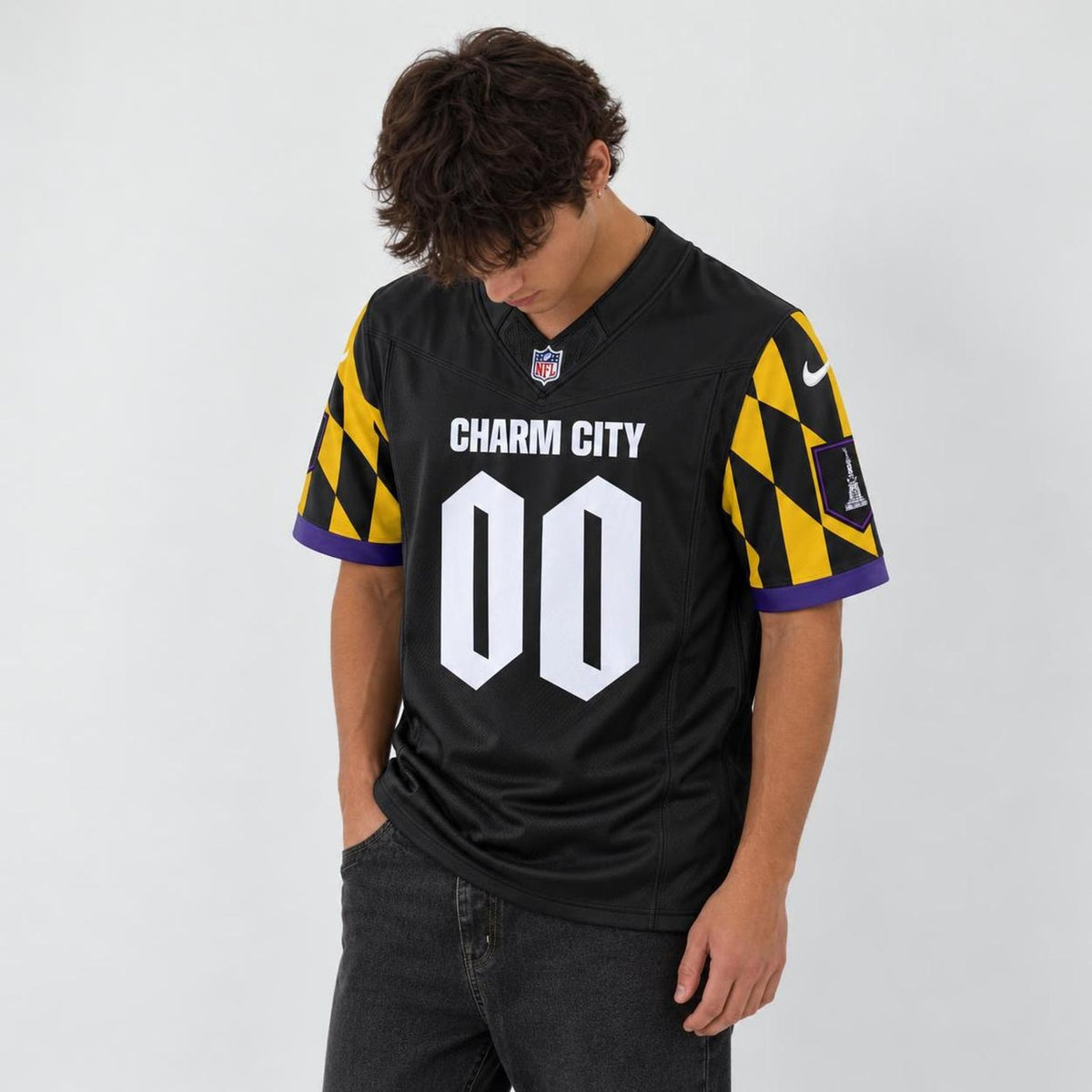 Charm City Football Jersey - Custom Name and Number - 2