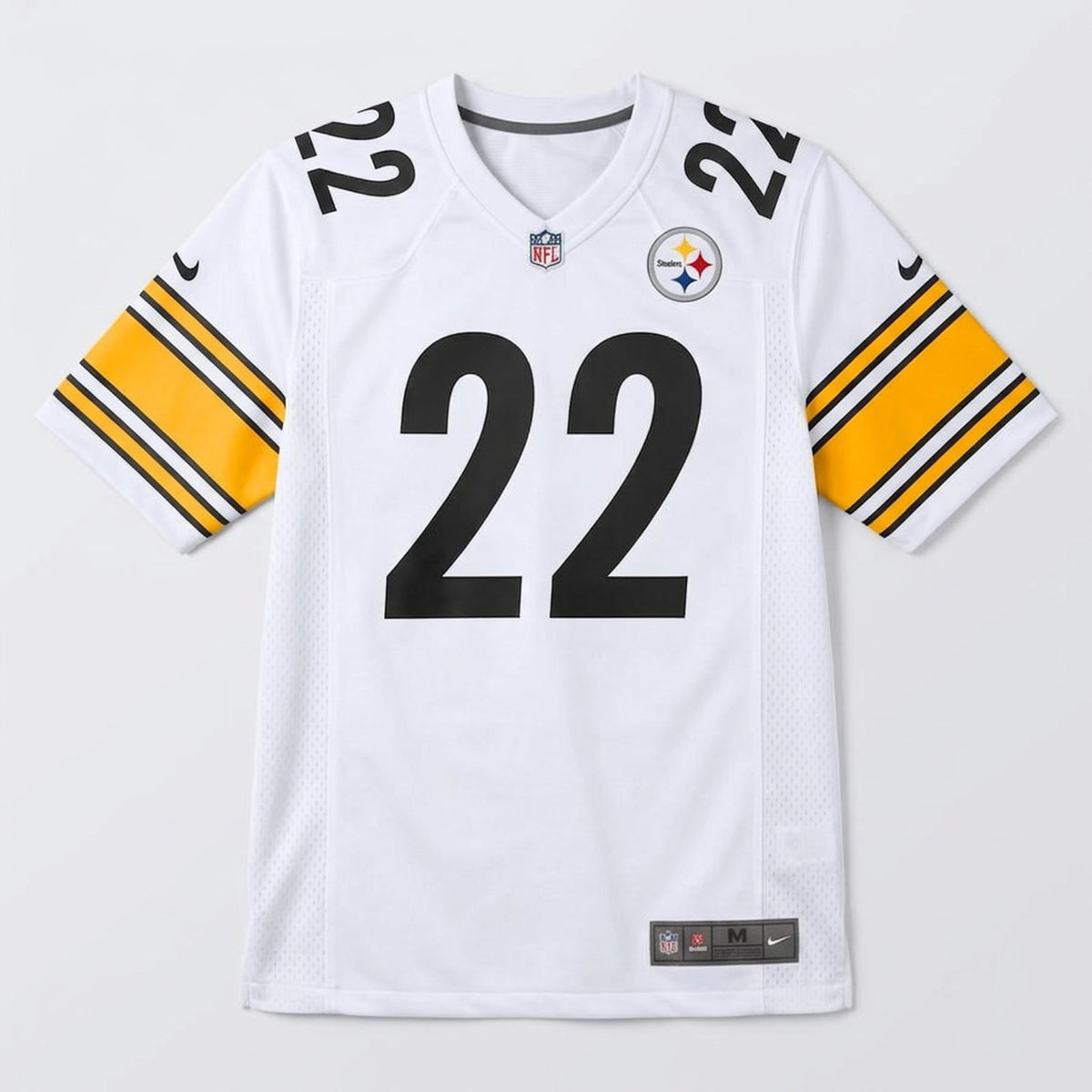 Harris 22 Pittsburgh Football Jersey White - 1
