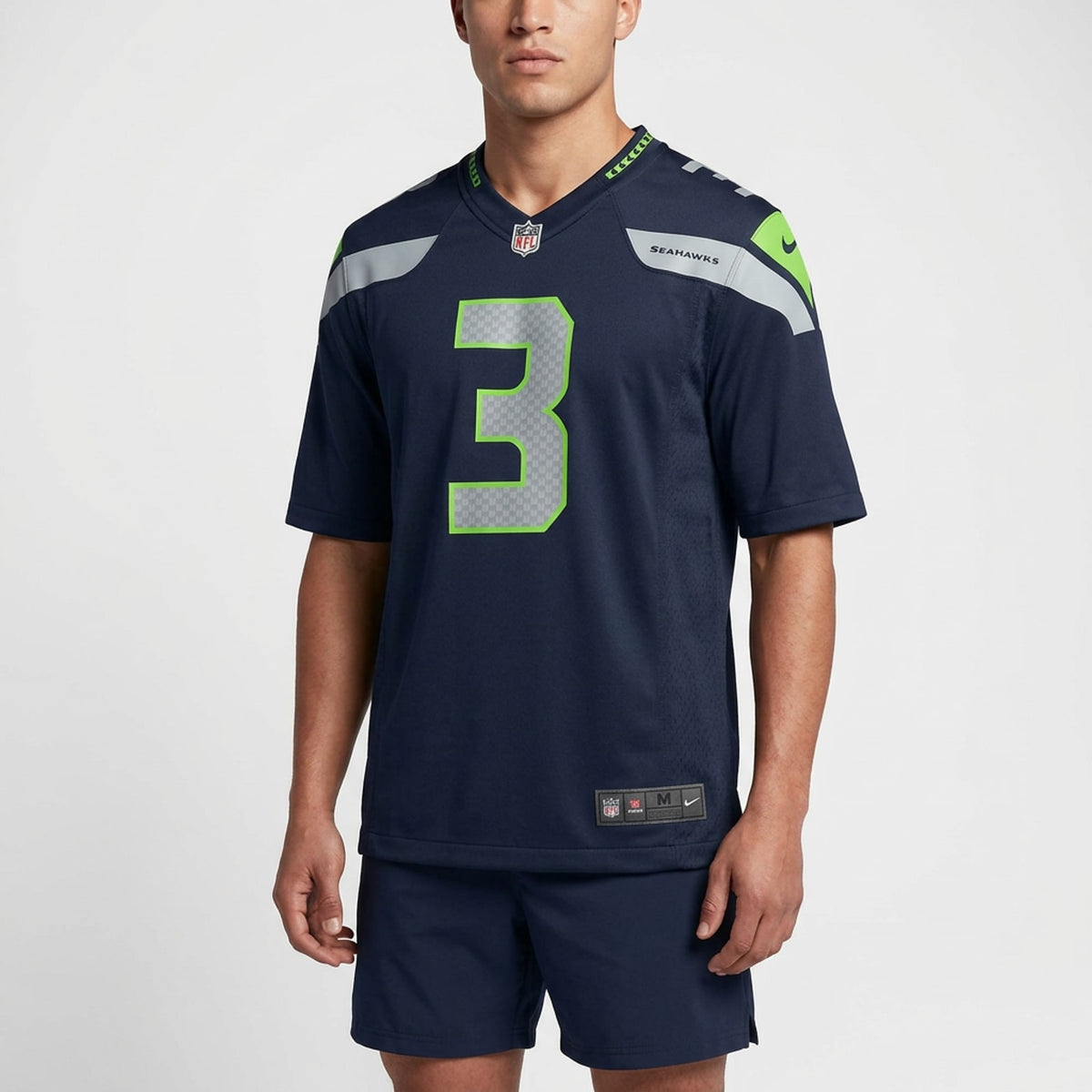 Wilson 3 Seattle Football Jersey - 4