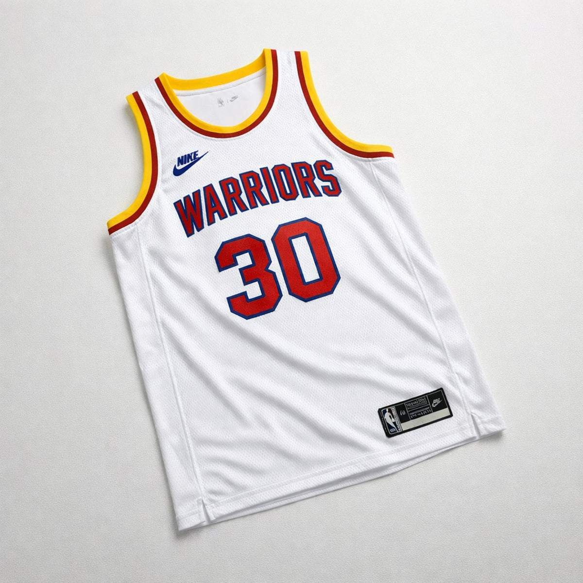 Curry 30 Warriors White Basketball Jersey - 3