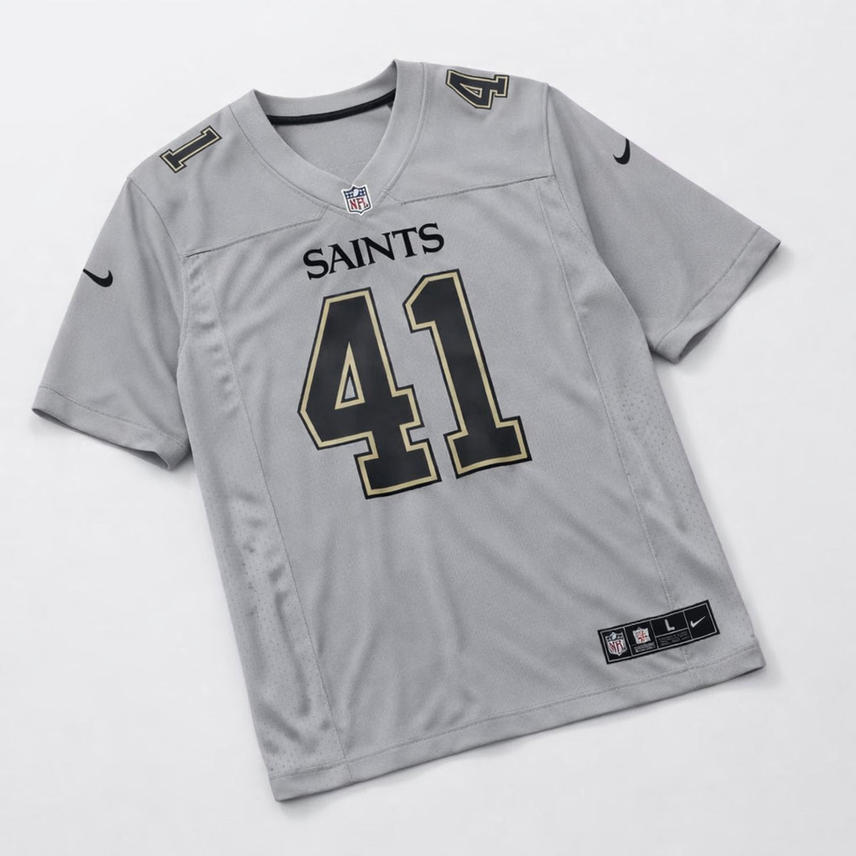 Kamara 41 Saints Football Jersey Gray - 3