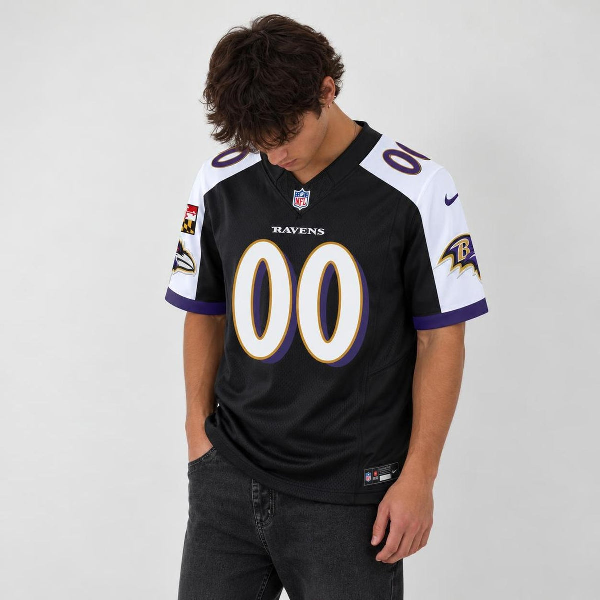 Baltimore Flag Football Jersey - Custom Name and Number - 3