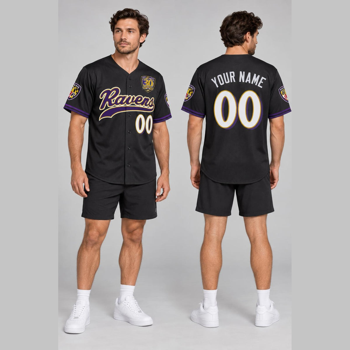 Baltimore 30 Seasons Baseball Jersey - Custom Name and Number - 6