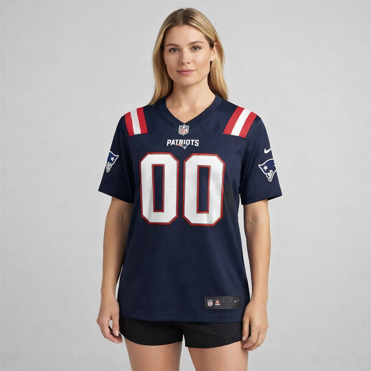 Patriots Any Name 00 Football Jersey - 5