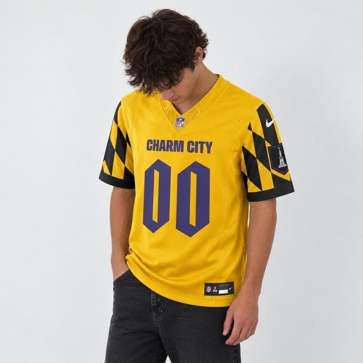 Charm City Football Jersey - Custom Name and Number - 3