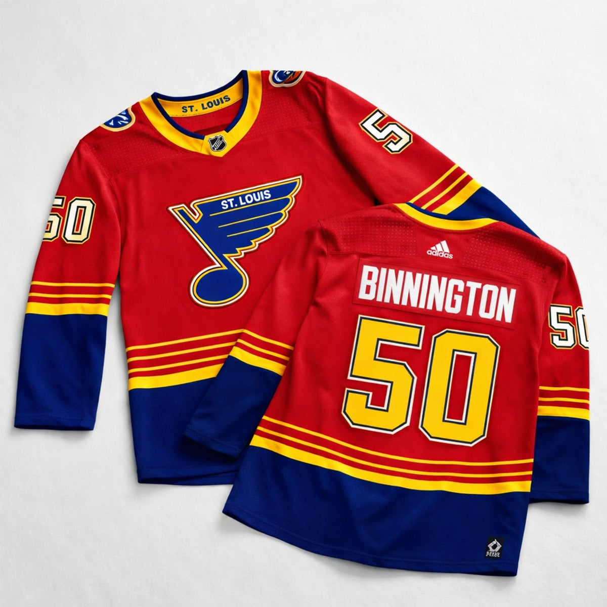 Binnington 50 St. Louis Blues Hockey Jersey - 3
