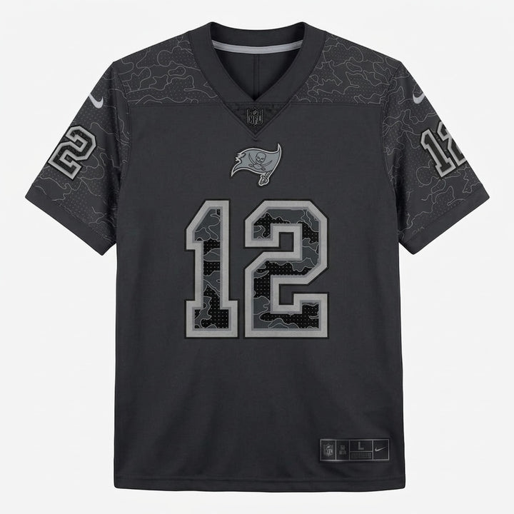 Brady 12 Tampa Bay Black Football Jersey
