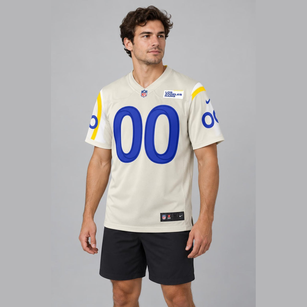 Bone Football Jersey – Custom Name and Number - 4