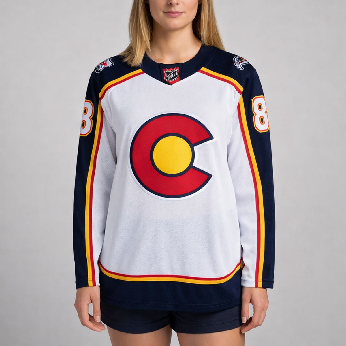 Makar 8 Avalanche Hockey Jersey - 5