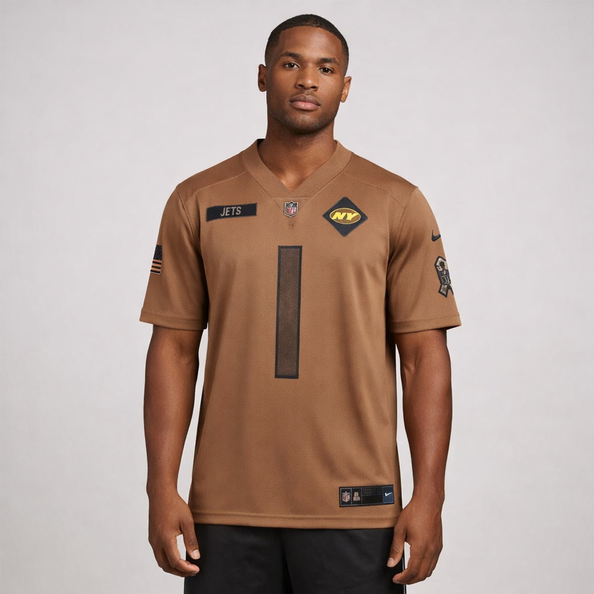 Gardner 1 New York Football Jersey Brown - 4