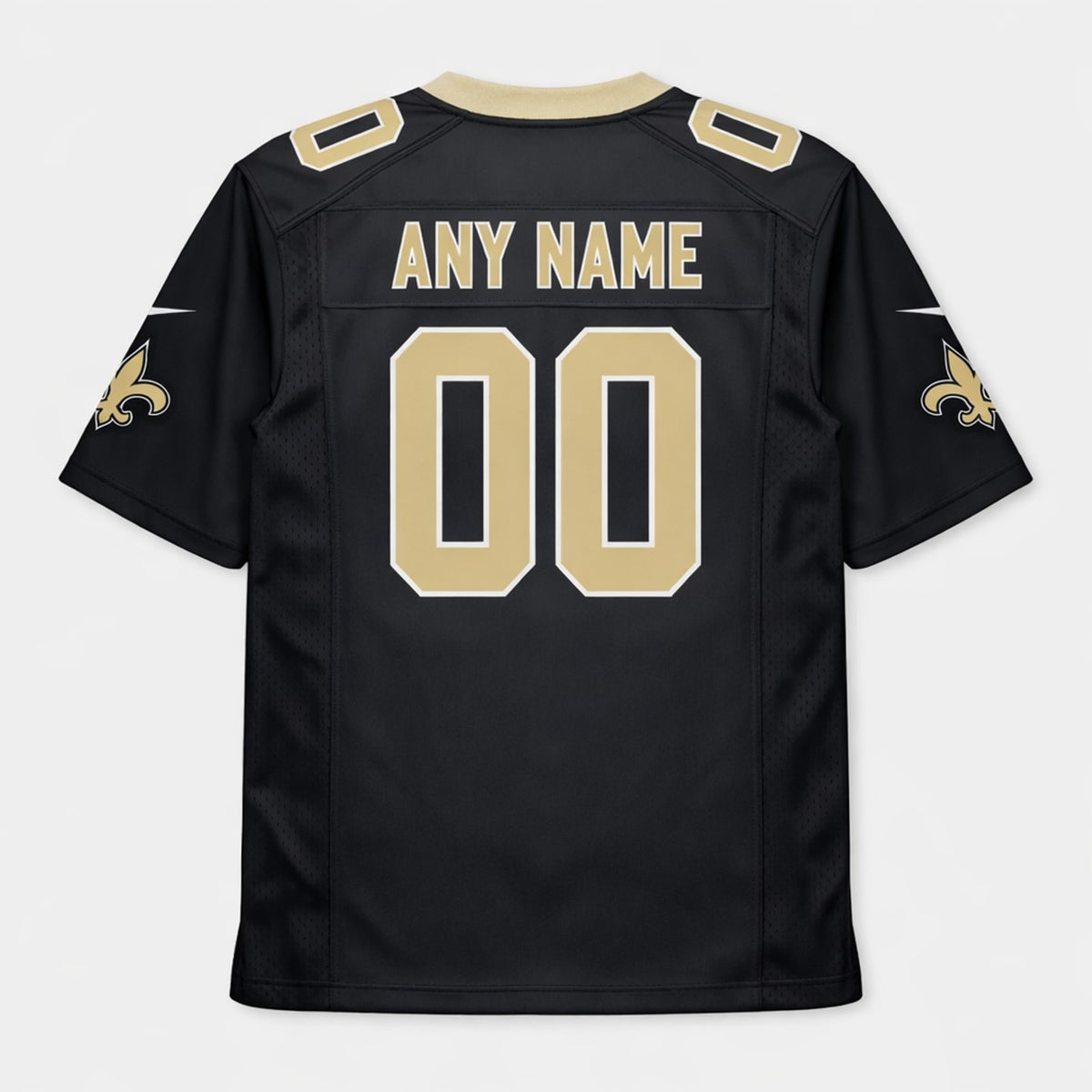 New Orleans 00 Black Football Jersey - 2