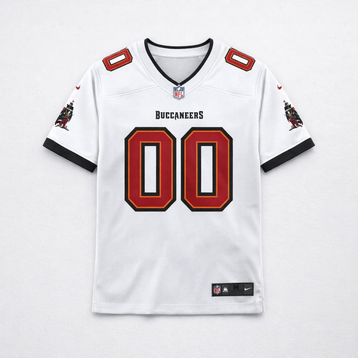 Tampa Bay White Football Jersey – Custom Name and Number - 1
