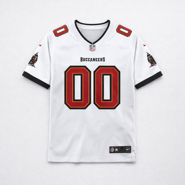 Tampa Bay White Football Jersey – Custom Name and Number