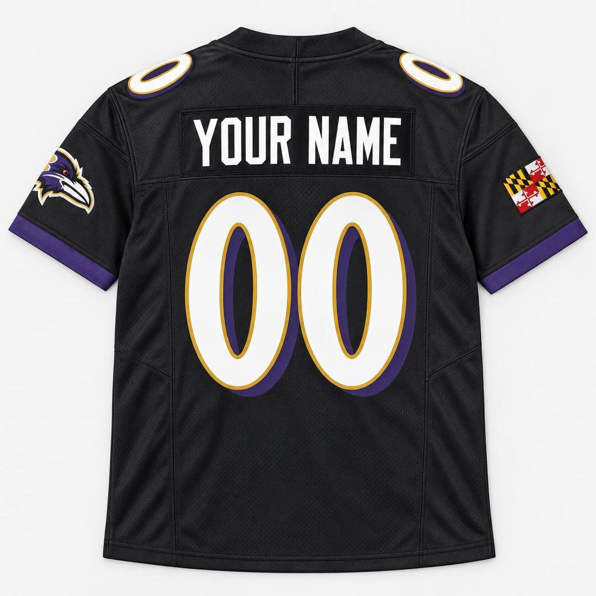 Baltimore Flag Football Jersey - Custom Name and Number - 10