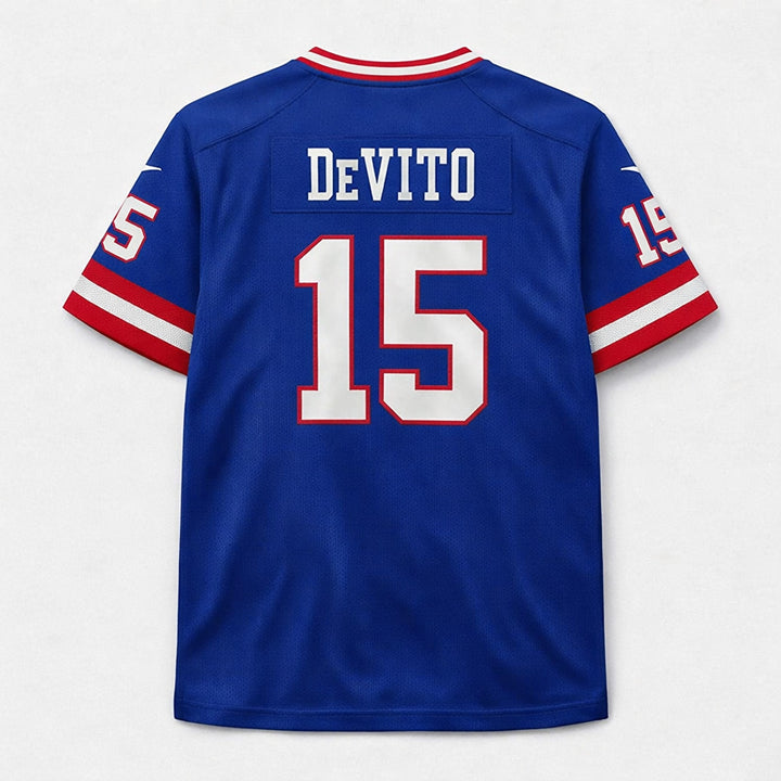 DeVito 15 Giants Football Jersey