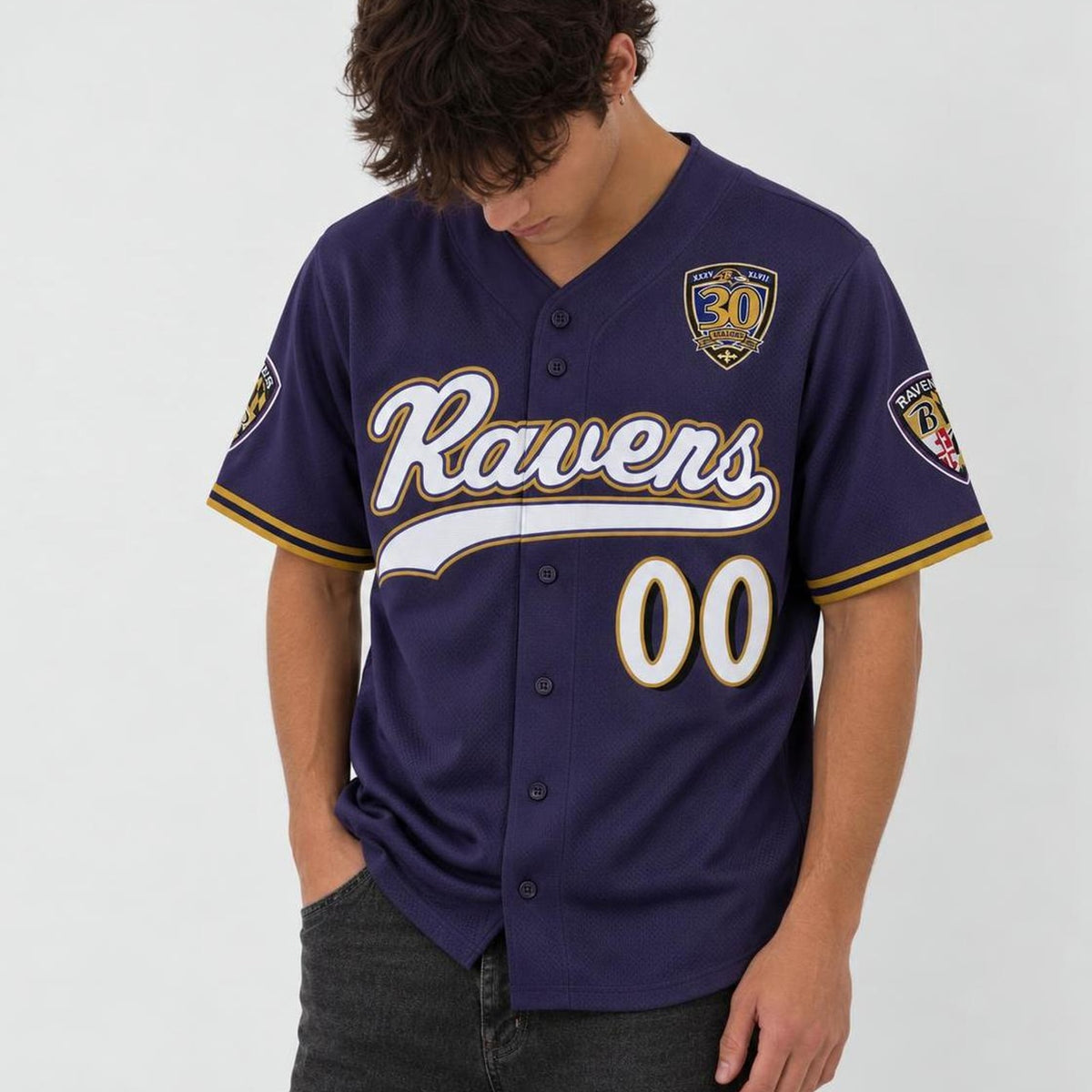 Baltimore 30 Seasons Baseball Jersey - Custom Name and Number - 4