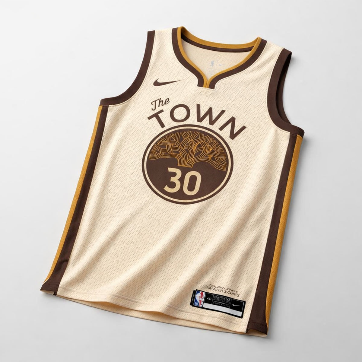 Curry 30 Warriors The Town Basketball Jersey - 3