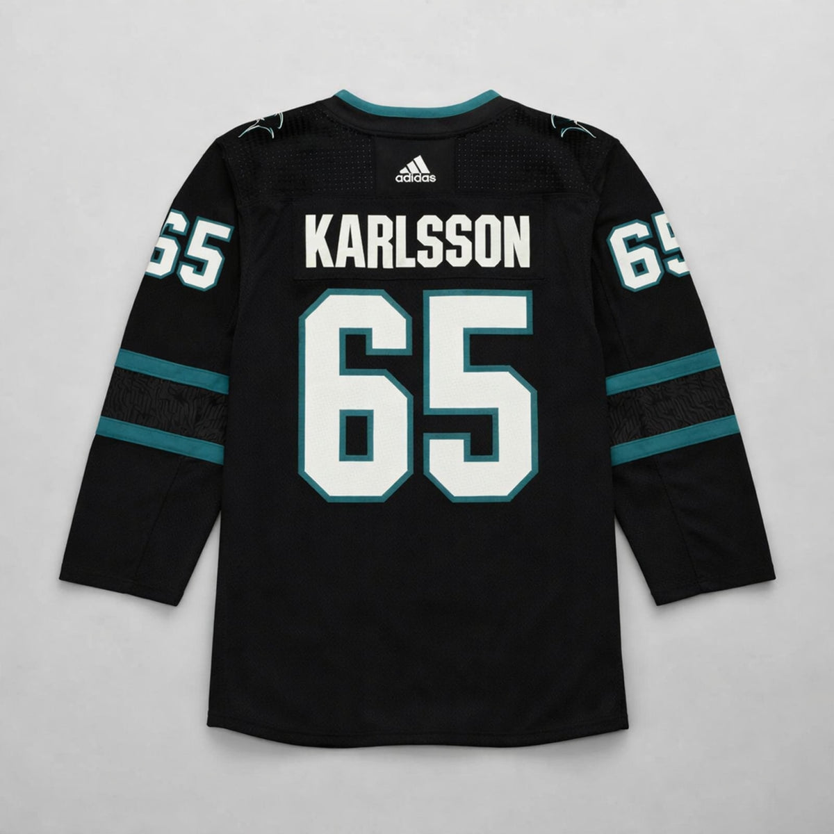 Karlsson 65 Sharks Hockey Jersey - 2