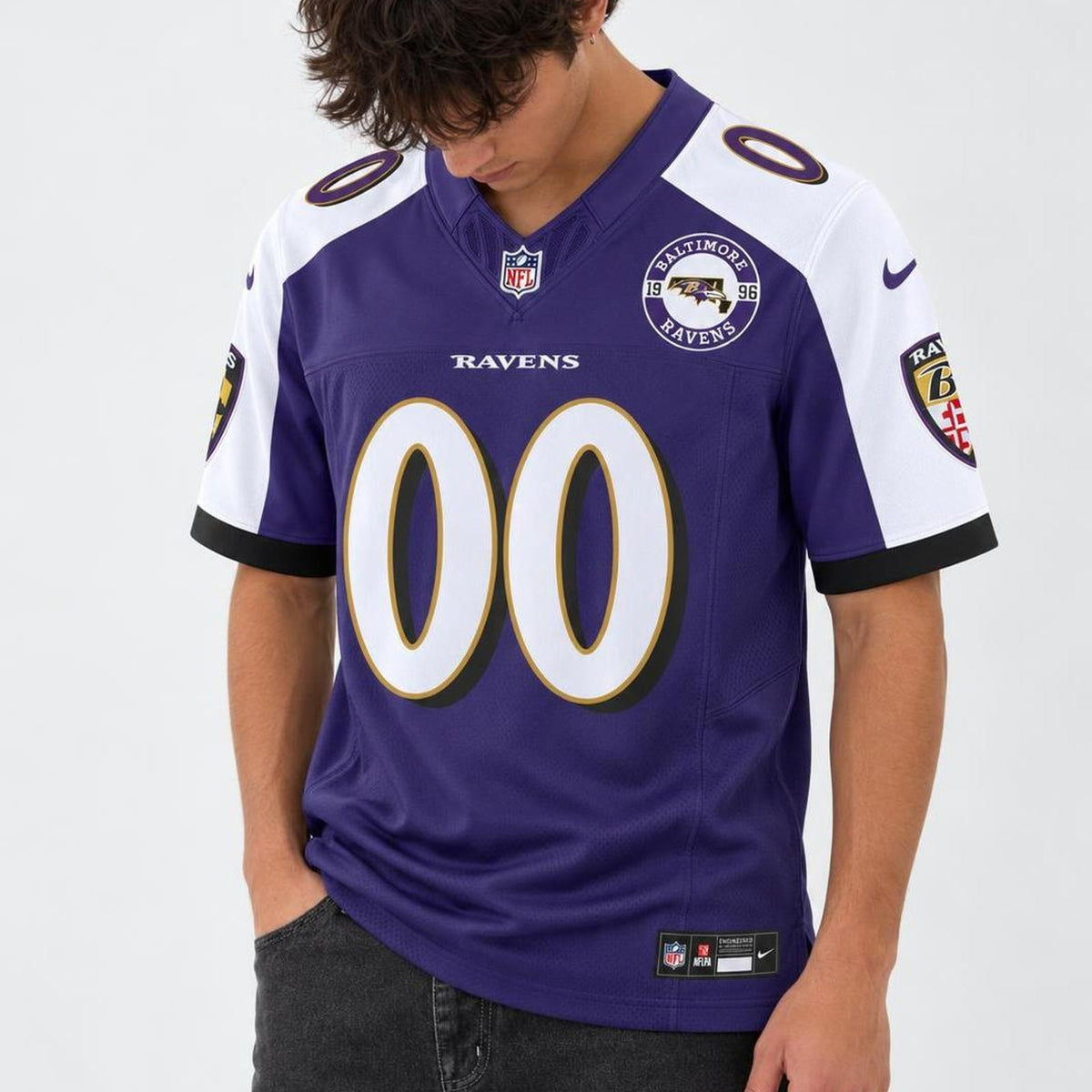 Baltimore 1996 Football Jersey - Custom Name and Number - 5