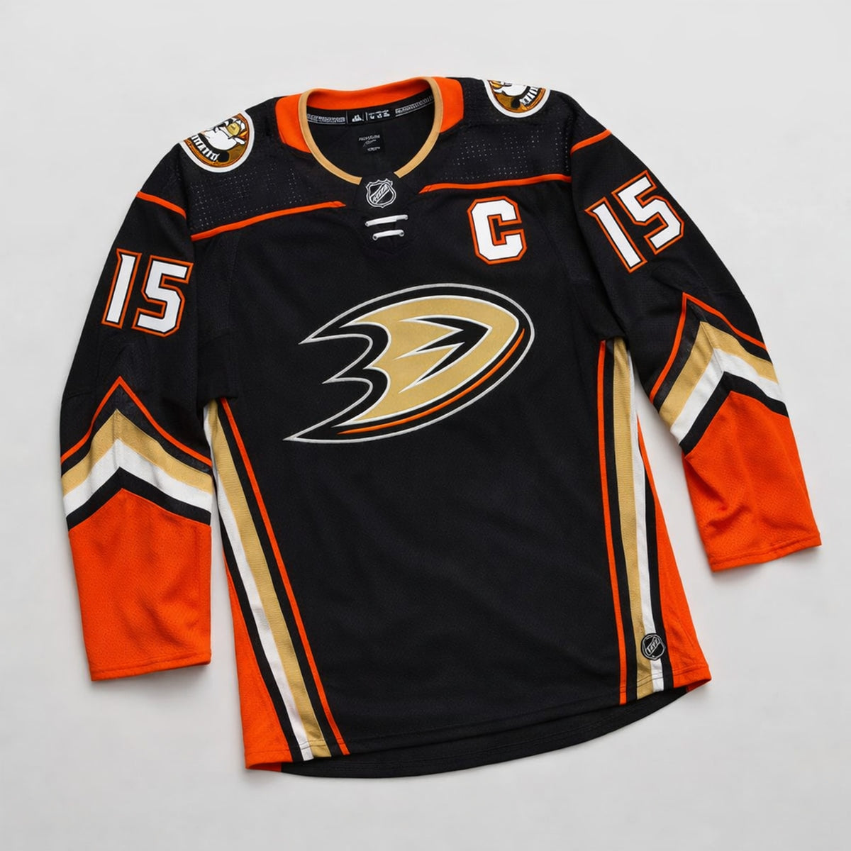 Getzlaf 15 Anaheim Ducks Black Hockey Jersey - 3