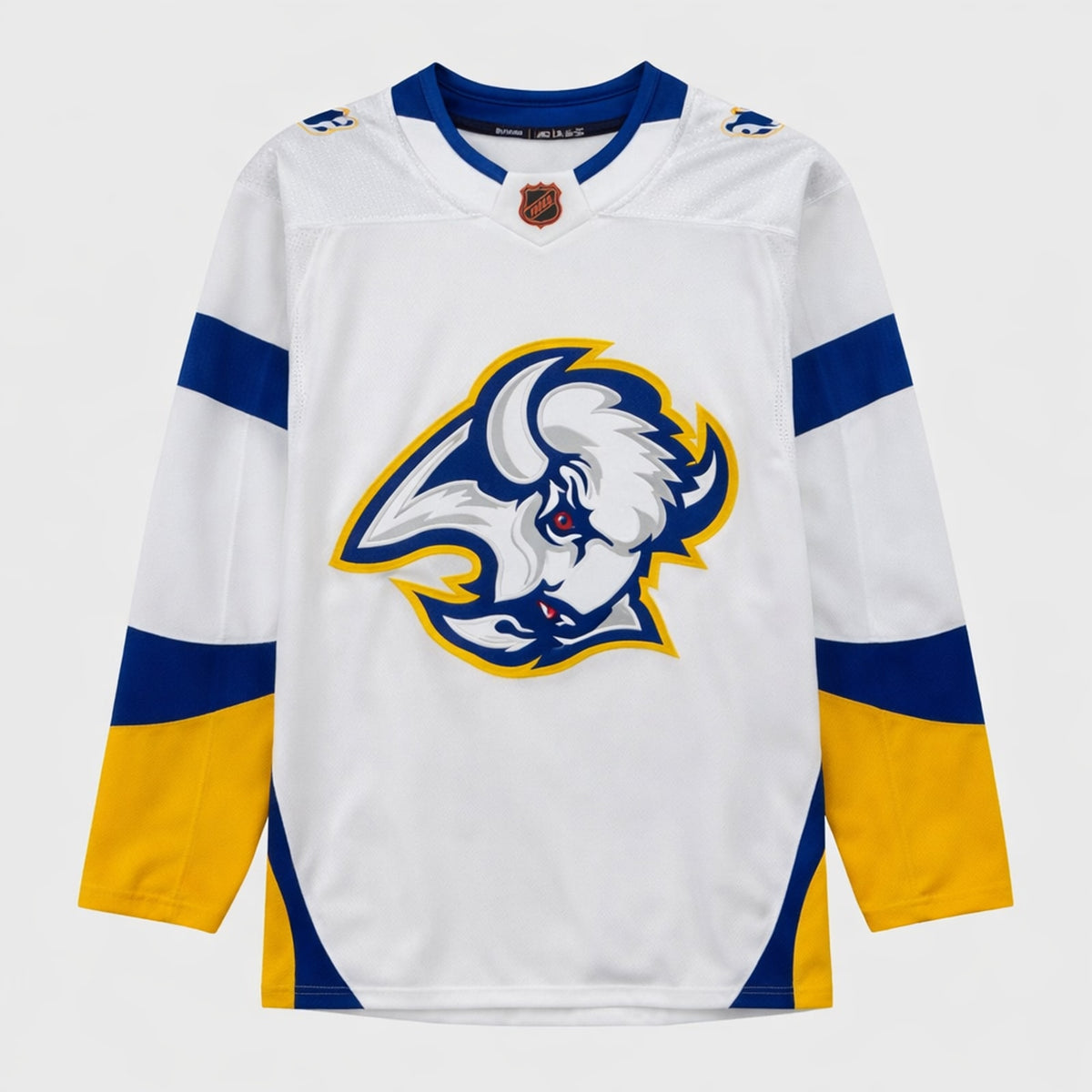 Thompson 72 Buffalo Retro Hockey Jersey White - 1
