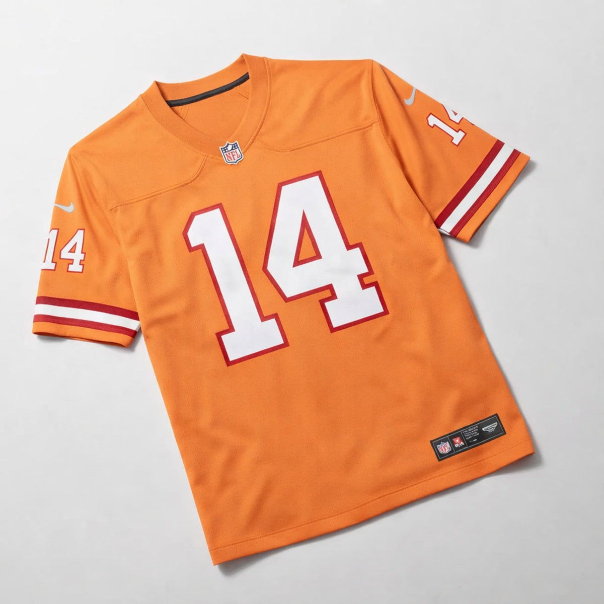 Godwin 14 Orange Football Jersey - 3